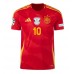 Spanien Dani Olmo #10 Replik Heimtrikot EM 2024 Kurzarm